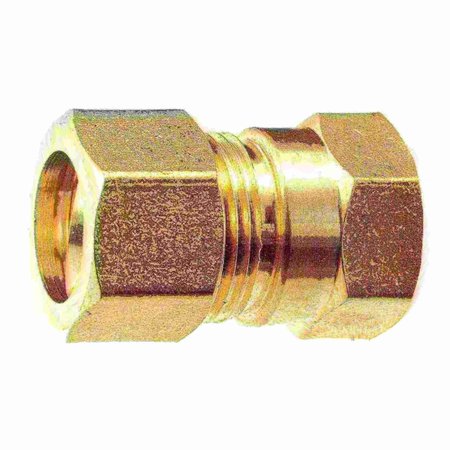 MIDWEST FASTENER 5/8" OD x 1/2FIP Brass Compression Pipe Connectors 2PK 34496